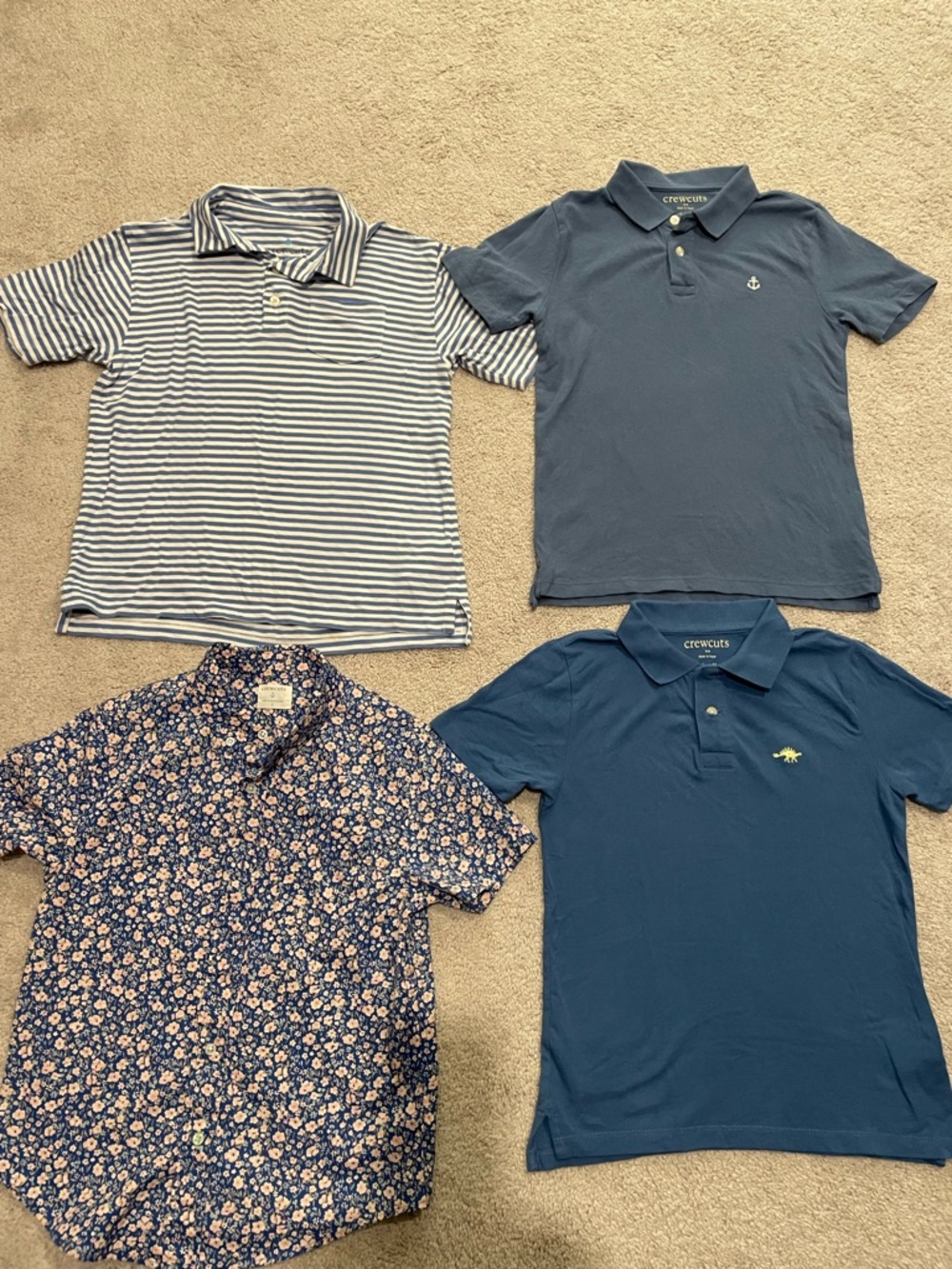 J.Crew Crewcuts Boy’s Polos size Med (8)
